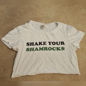 Vintage Kavio! Shake Your Shamrocks Crop Top.